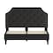 Flash Furniture Brighton Queen Platform Bed, Black SL-BK4-Q-BK-GG - alternate 6